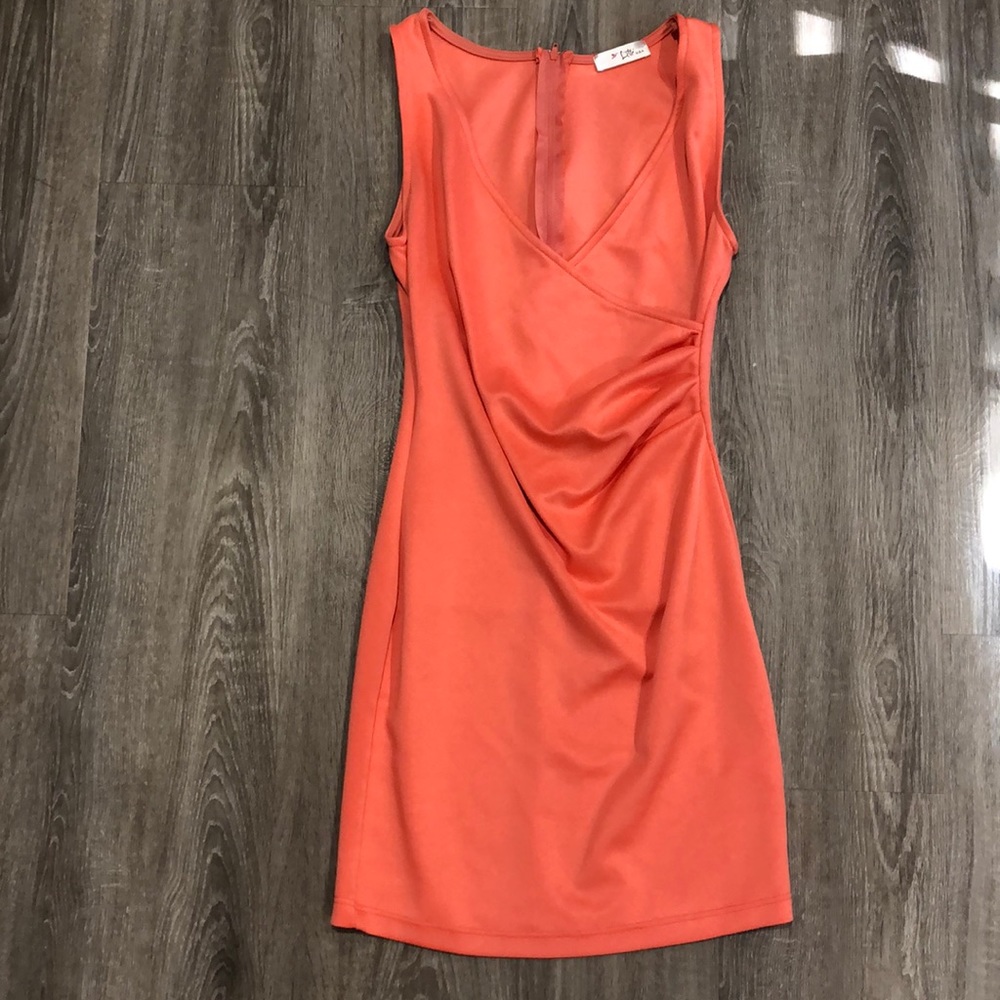 Peach dress